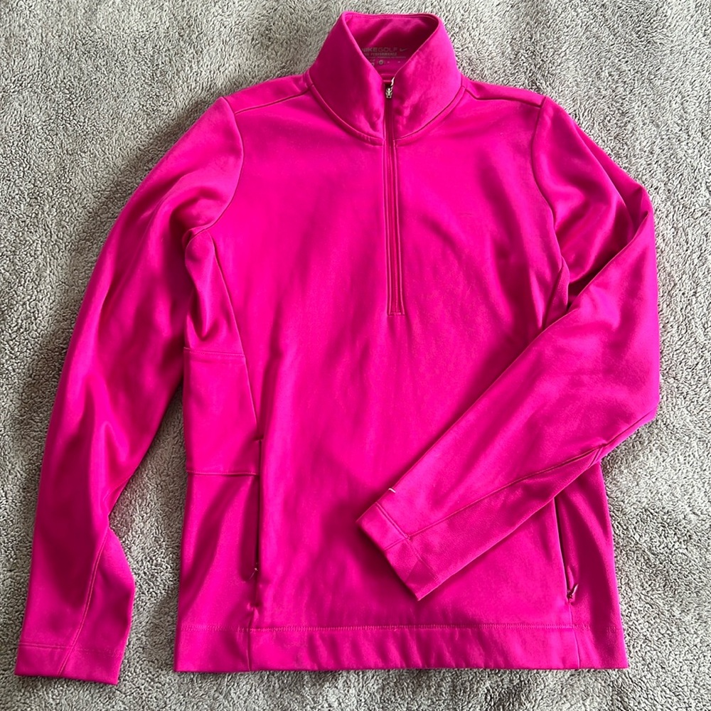 Nike Pink Therma-Fit Athletic Pullover